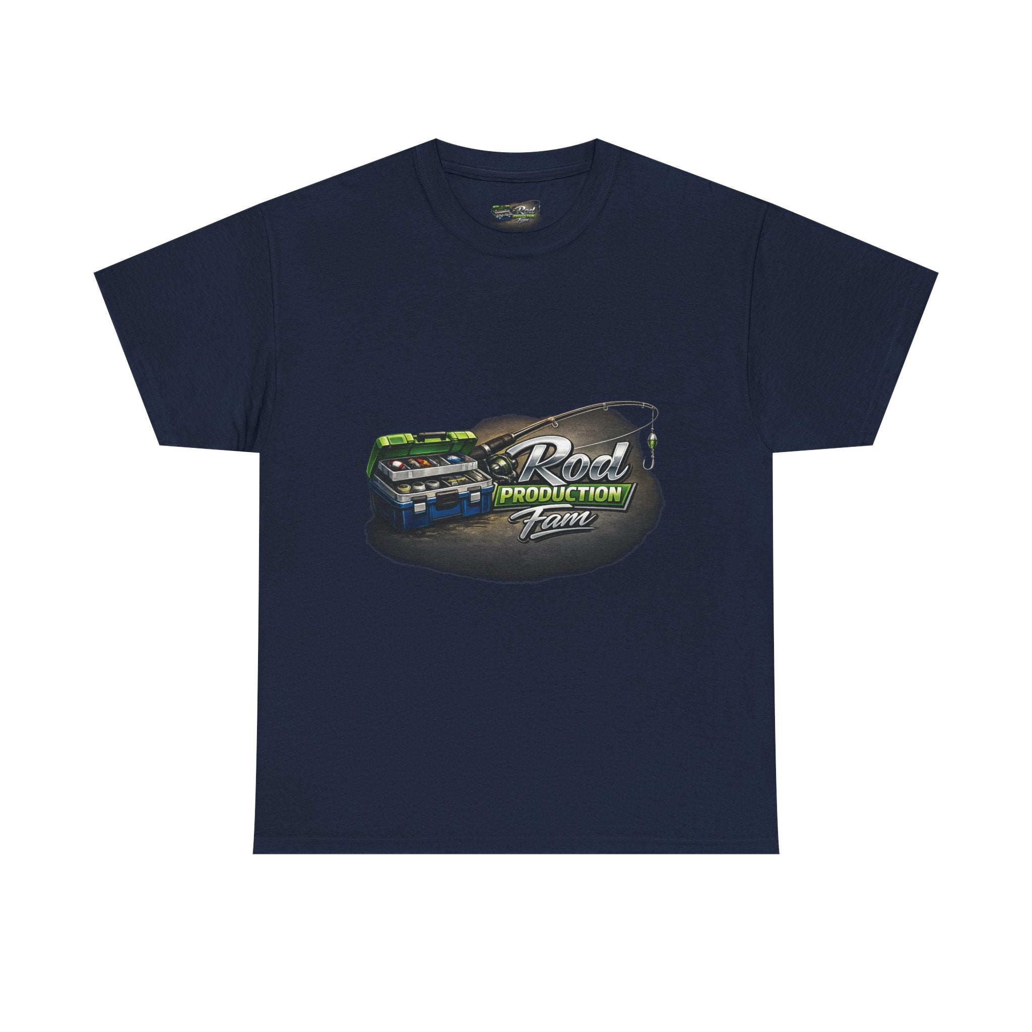 Copy of Fish Whistle Tee — “Rod Production Tee” Graphic T-Shirt
