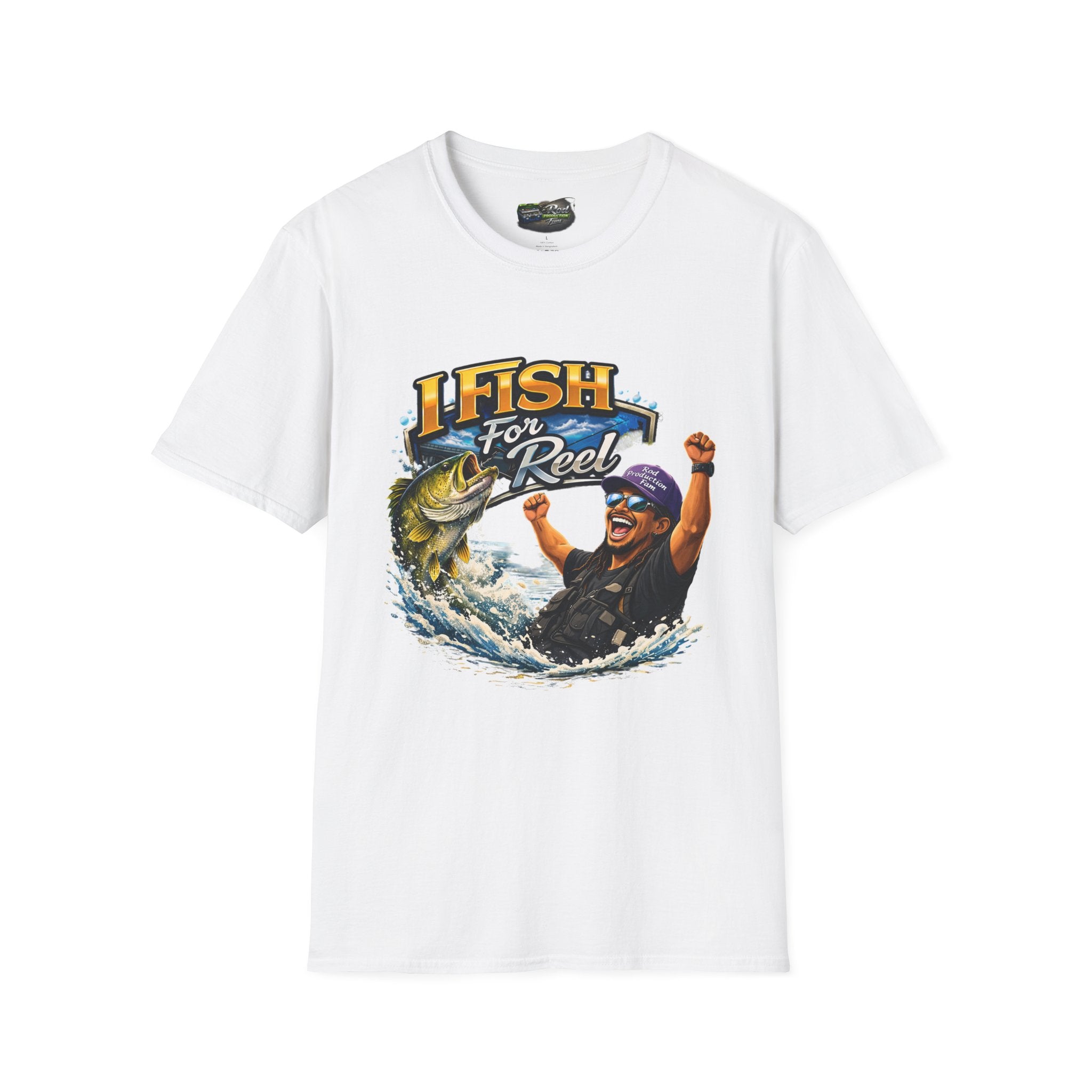 Fishing T-Shirt – "I Fish for Reel" Graphic Tee