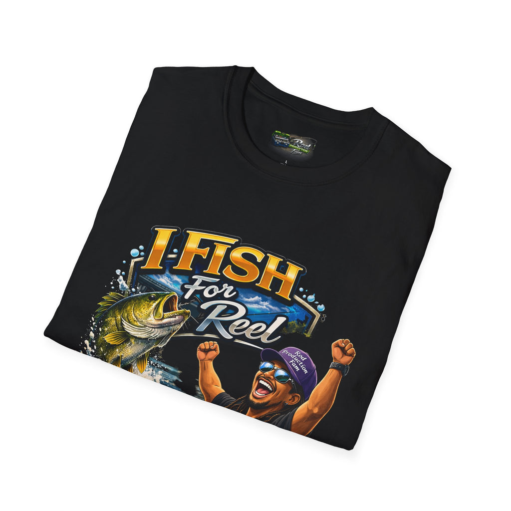 Fishing T-Shirt – "I Fish for Reel" Graphic Tee