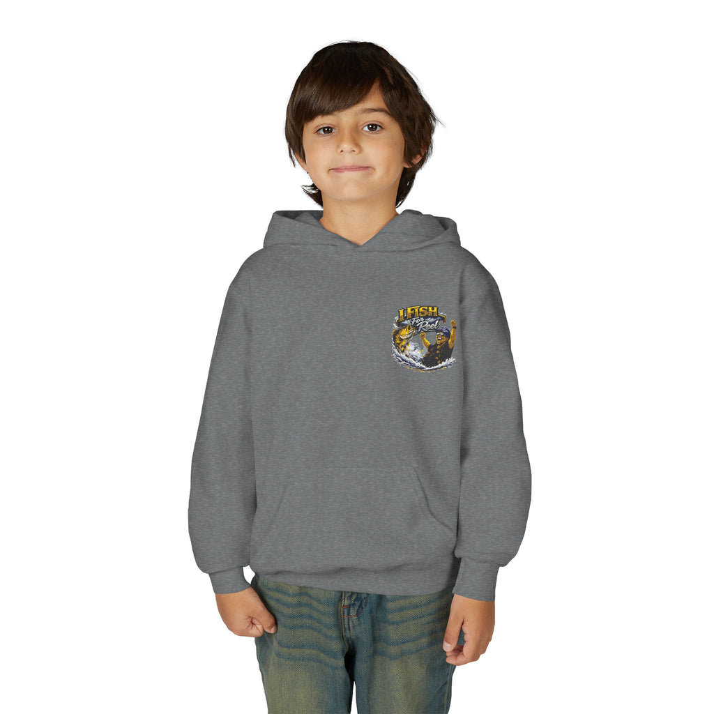 Youth Hoodie -I Fish For Reel Rod Production Hoodie