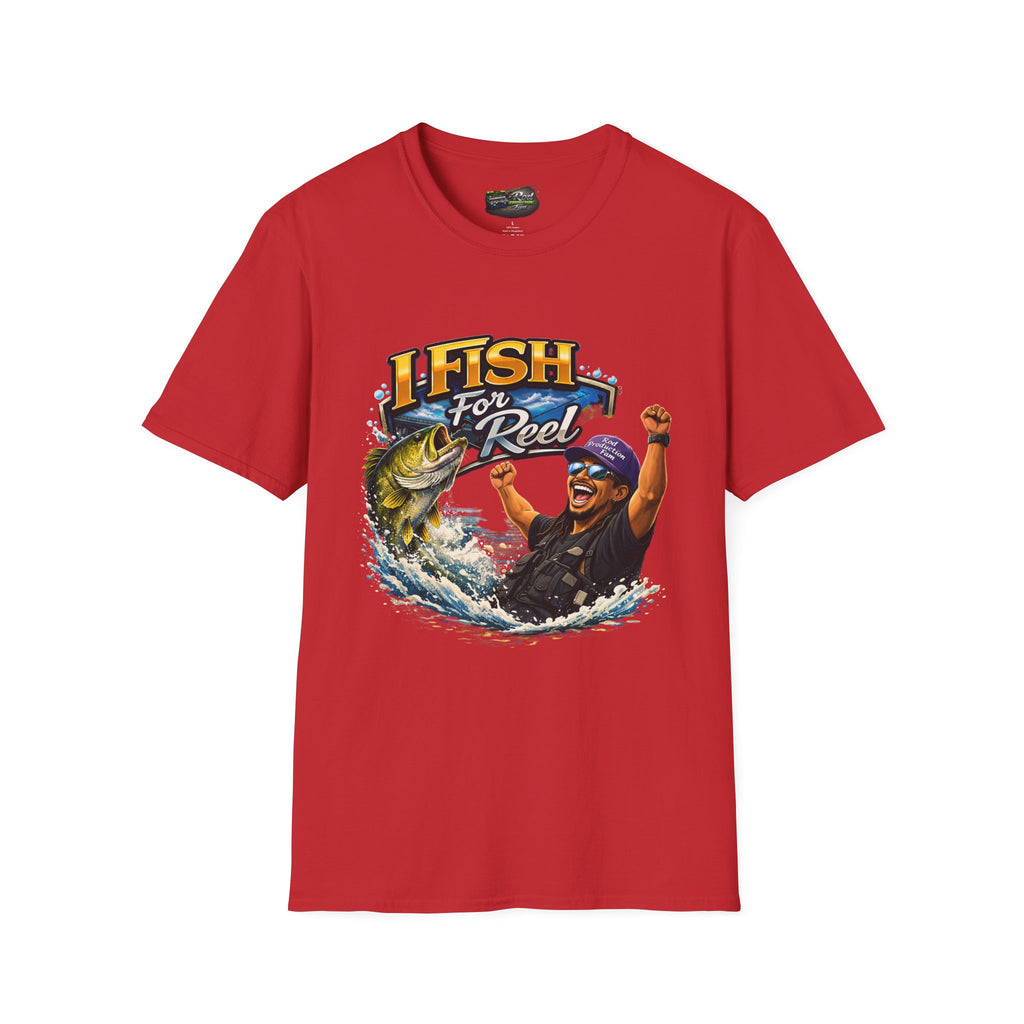 Fishing T-Shirt – "I Fish for Reel" Graphic Tee