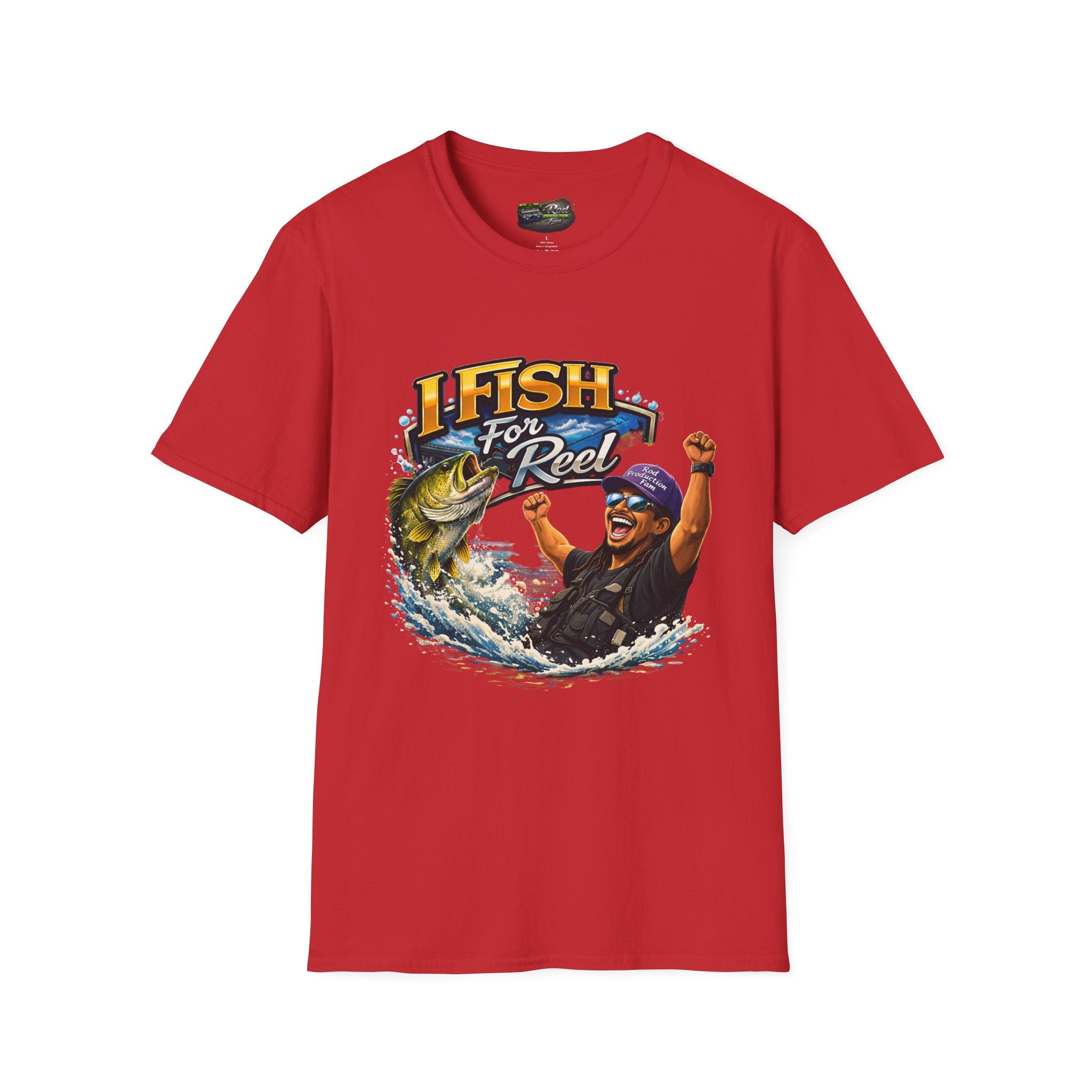 Fishing T-Shirt – "I Fish for Reel" Graphic Tee
