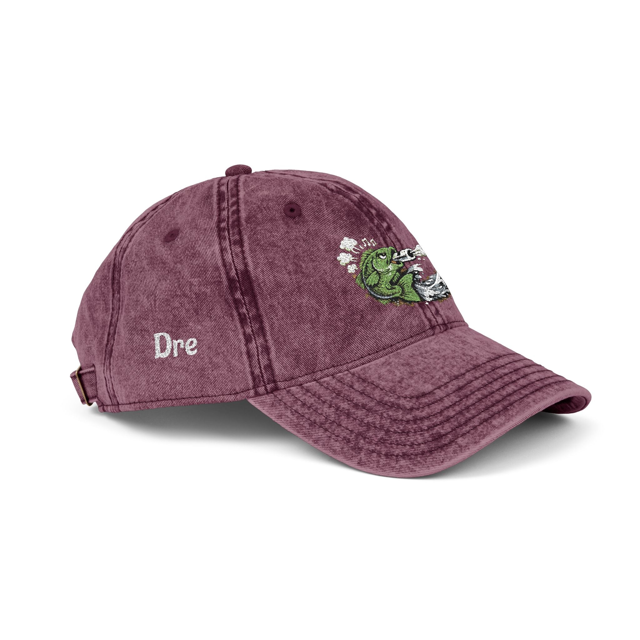 Vintage Embroidered "Fish Whistle Dre Cap"
