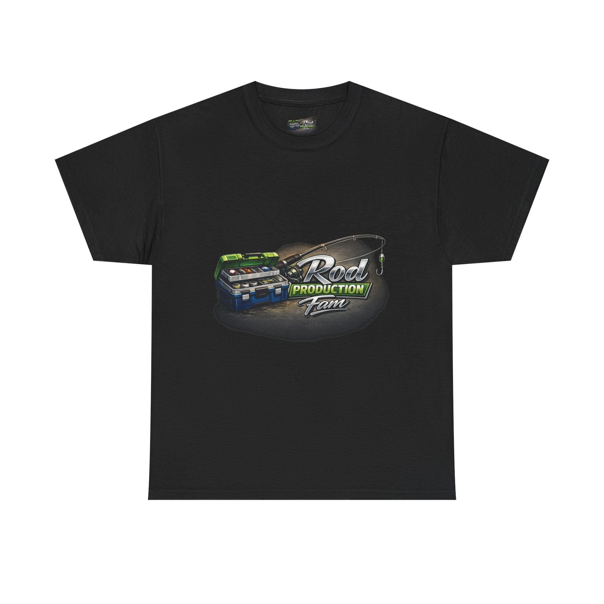 Copy of Fish Whistle Tee — “Rod Production Tee” Graphic T-Shirt