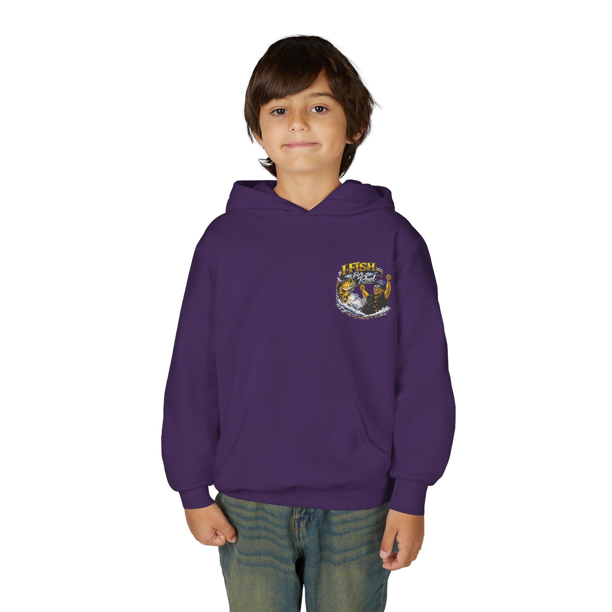 Youth Hoodie -I Fish For Reel Rod Production Hoodie