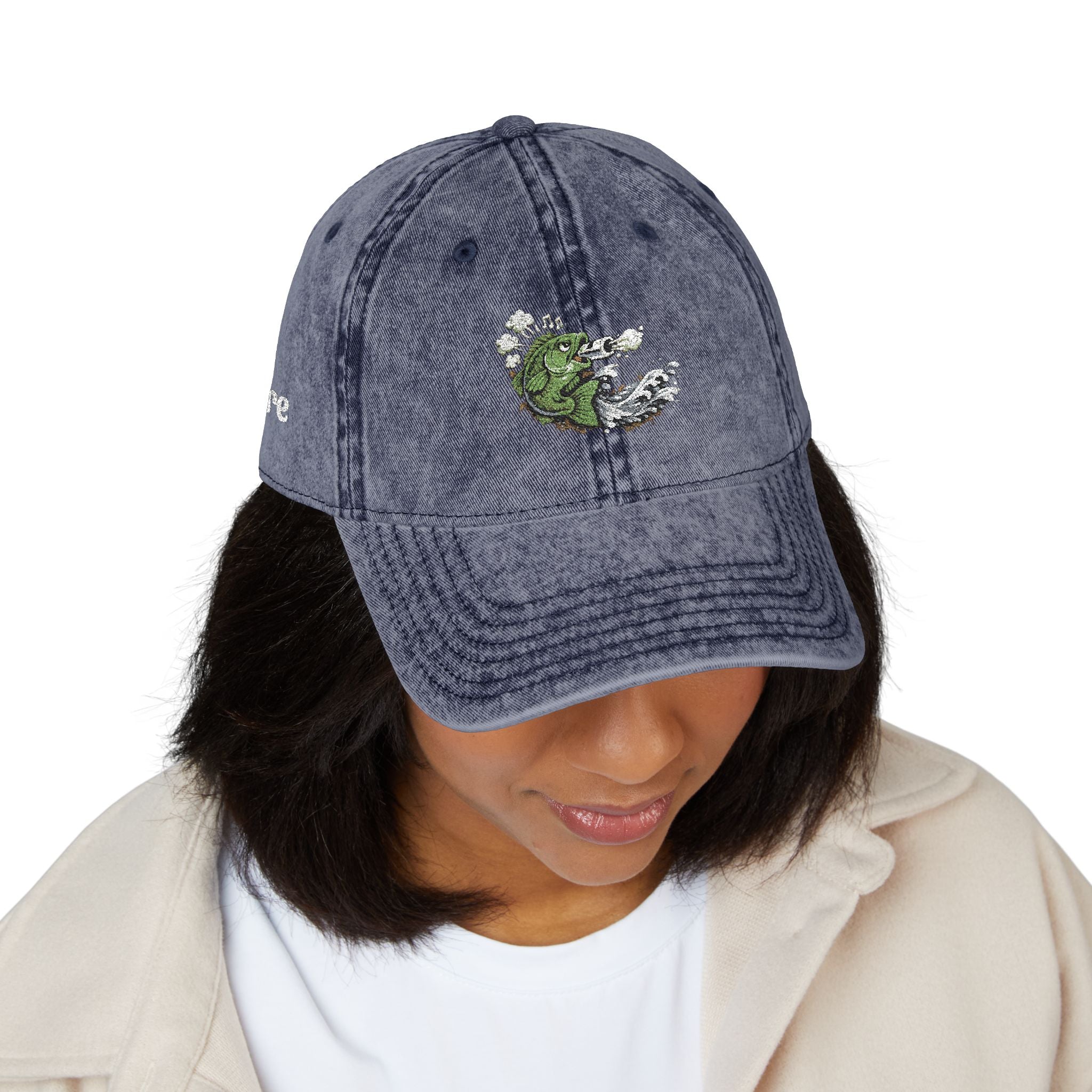 Vintage Embroidered "Fish Whistle Dre Cap"