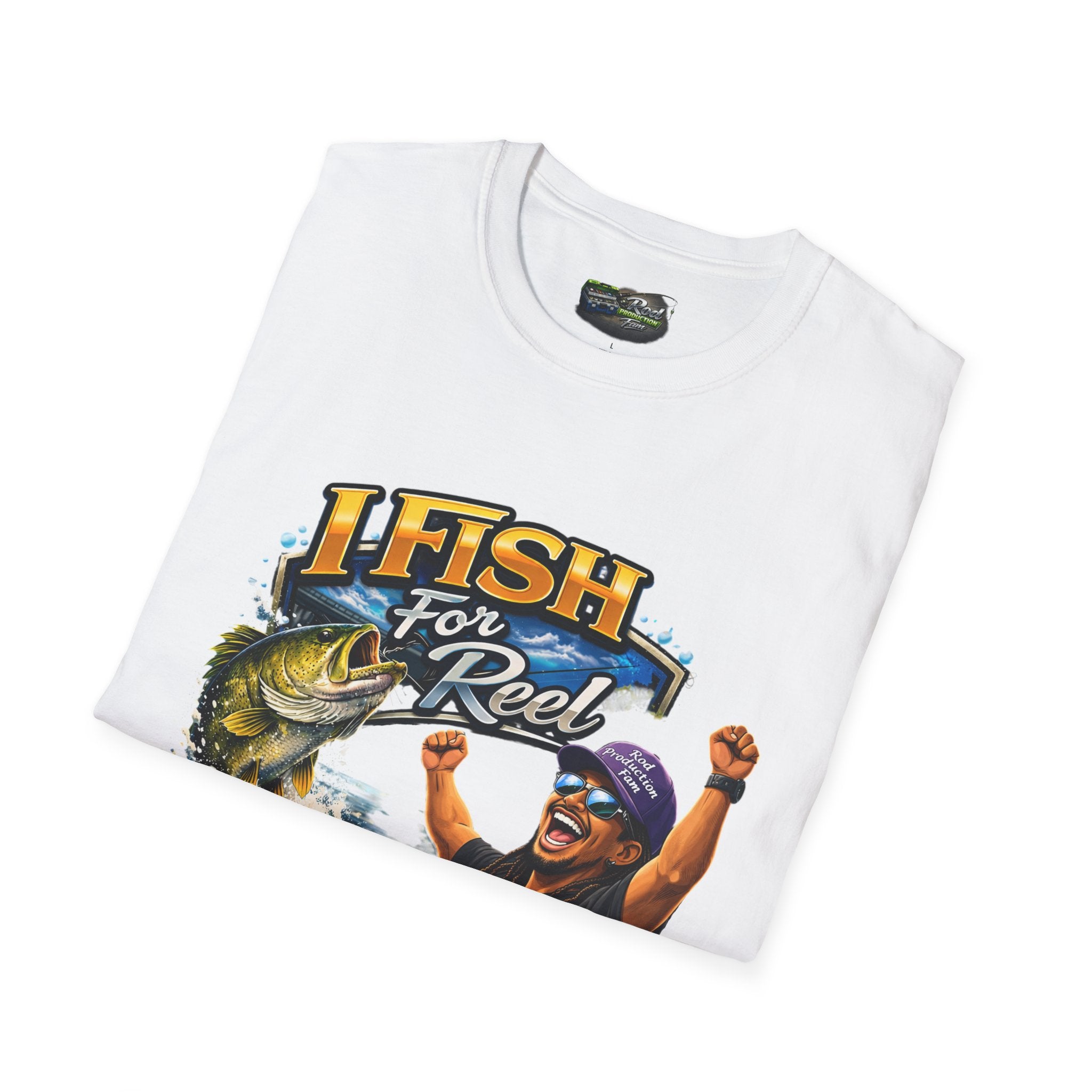 Fishing T-Shirt – "I Fish for Reel" Graphic Tee