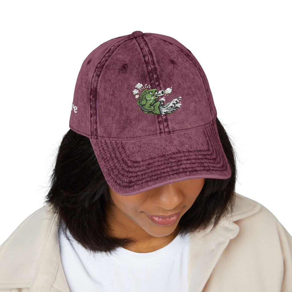 Vintage Embroidered "Fish Whistle Dre Cap"