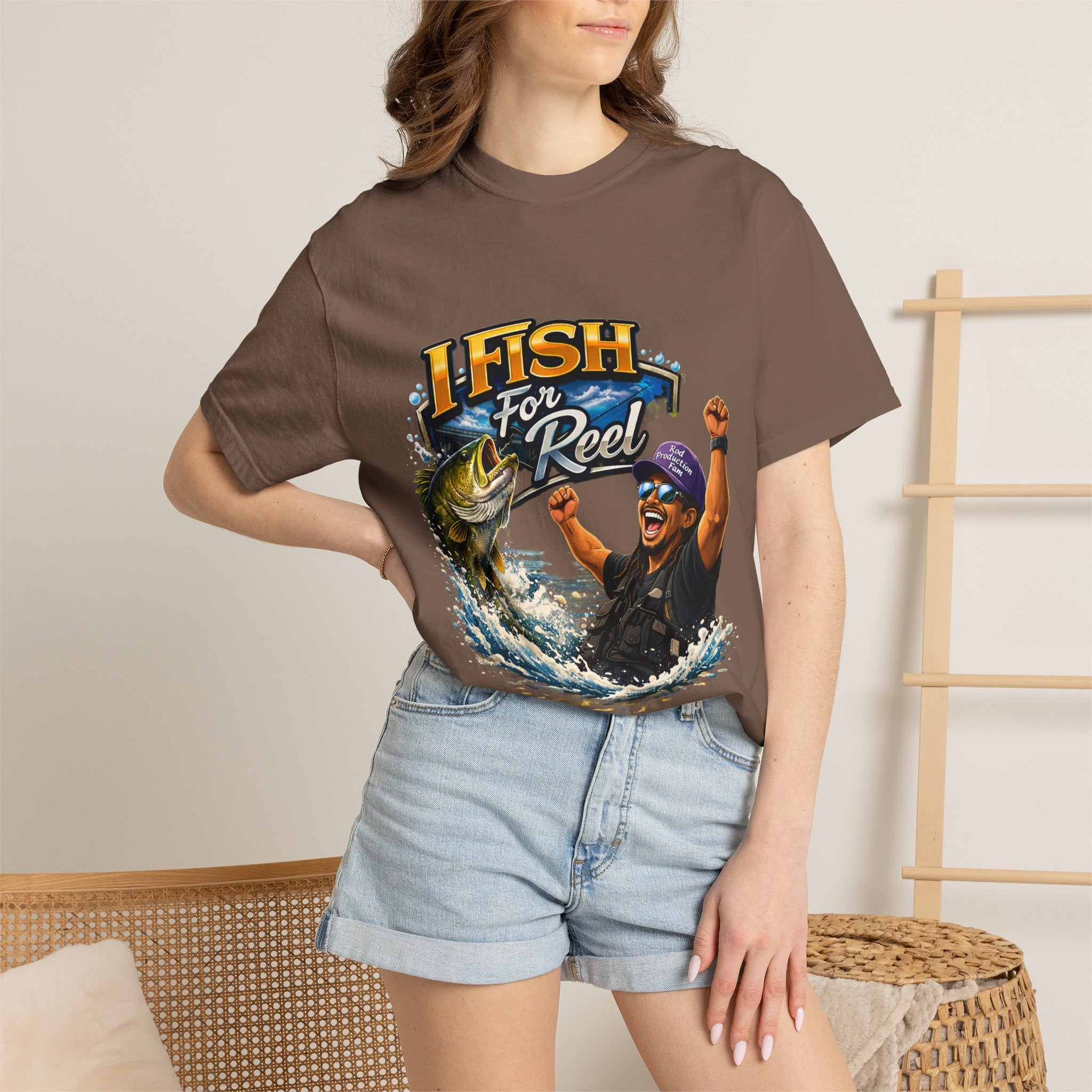 I Fish for Reel T-Shirt — Fishing Graphic Tee for WOMEN