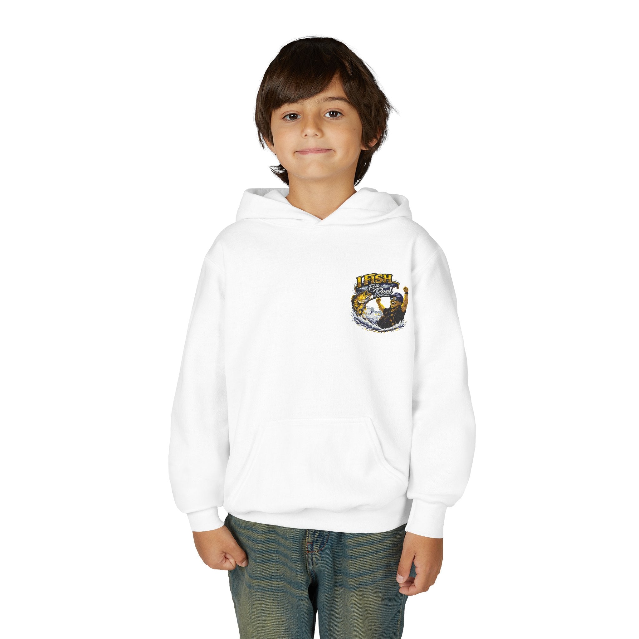 Youth Hoodie -I Fish For Reel Rod Production Hoodie