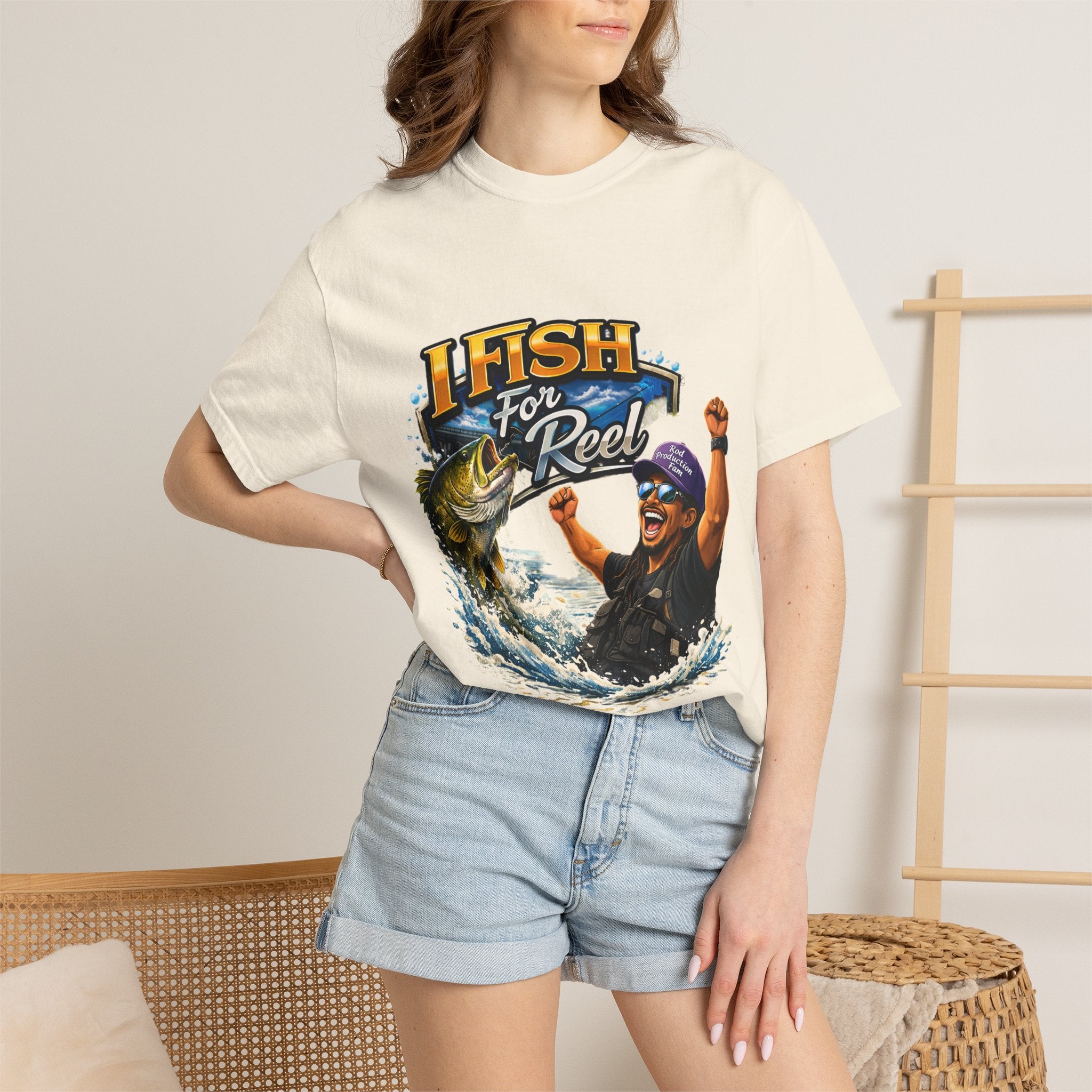 I Fish for Reel T-Shirt — Fishing Graphic Tee for WOMEN