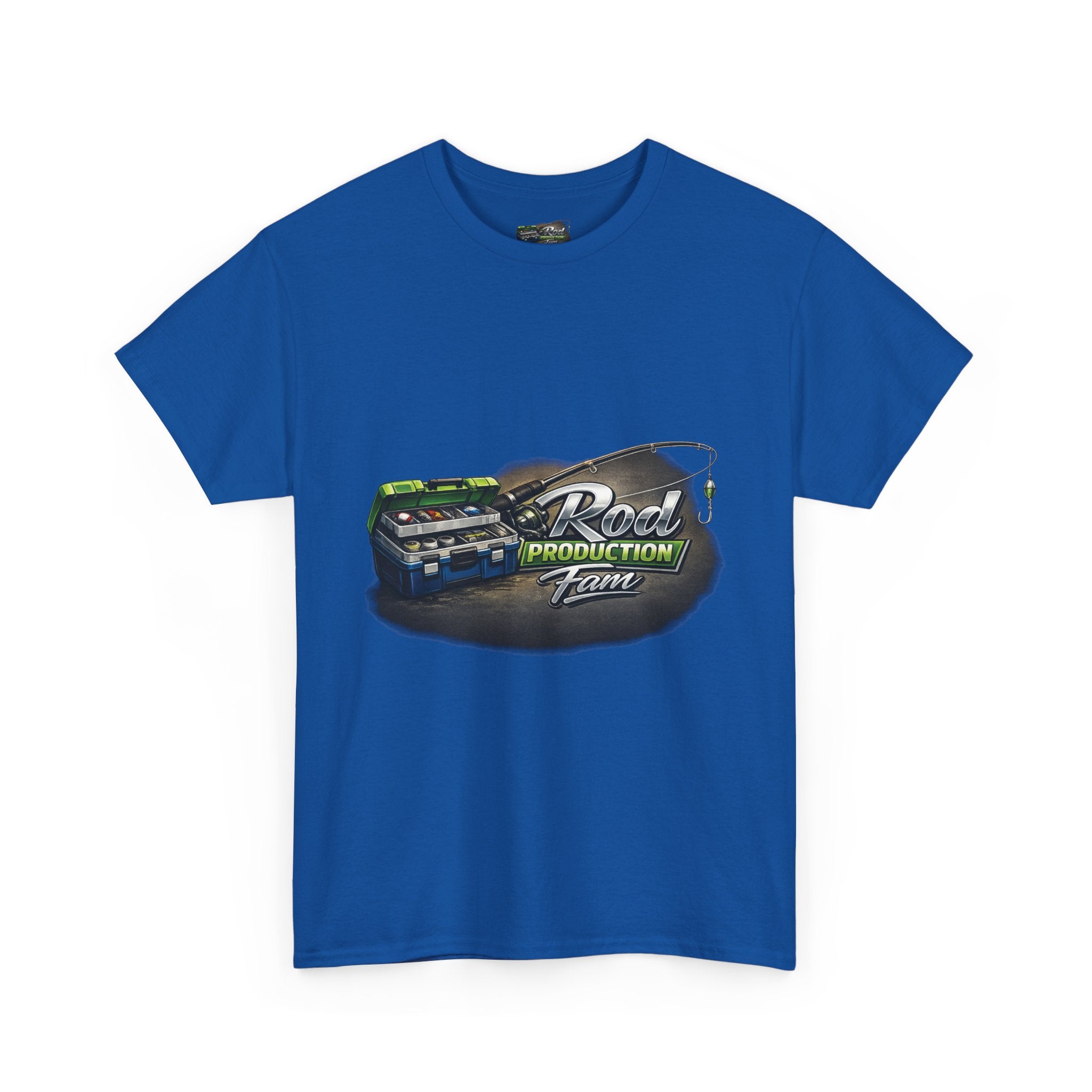 Copy of Fish Whistle Tee — “Rod Production Tee” Graphic T-Shirt