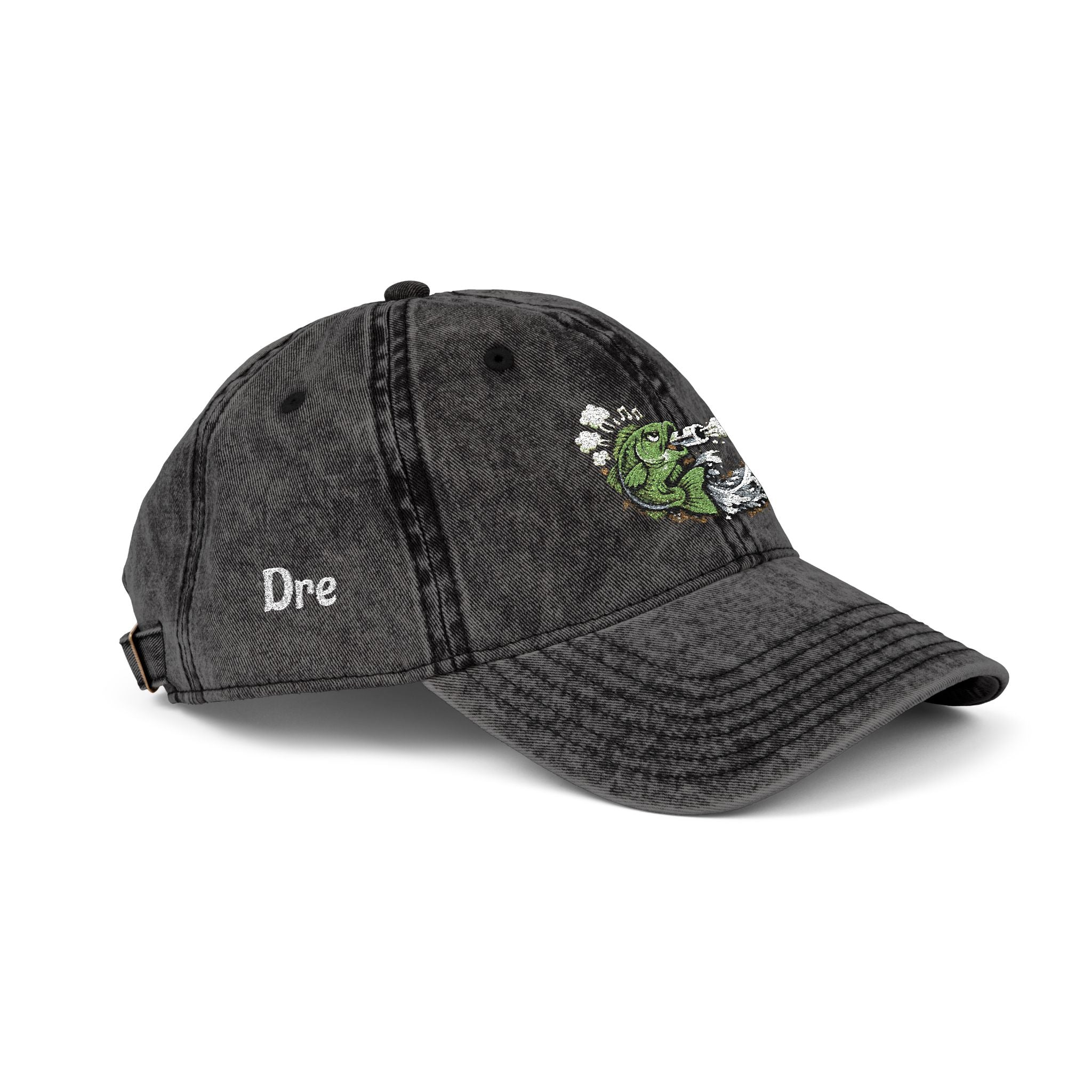 Vintage Embroidered "Fish Whistle Dre Cap"