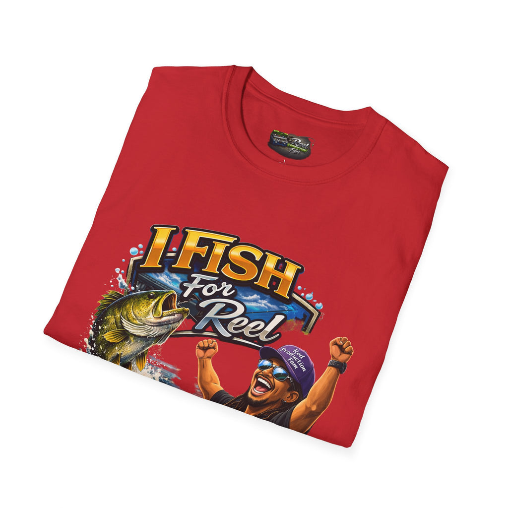 Fishing T-Shirt – "I Fish for Reel" Graphic Tee