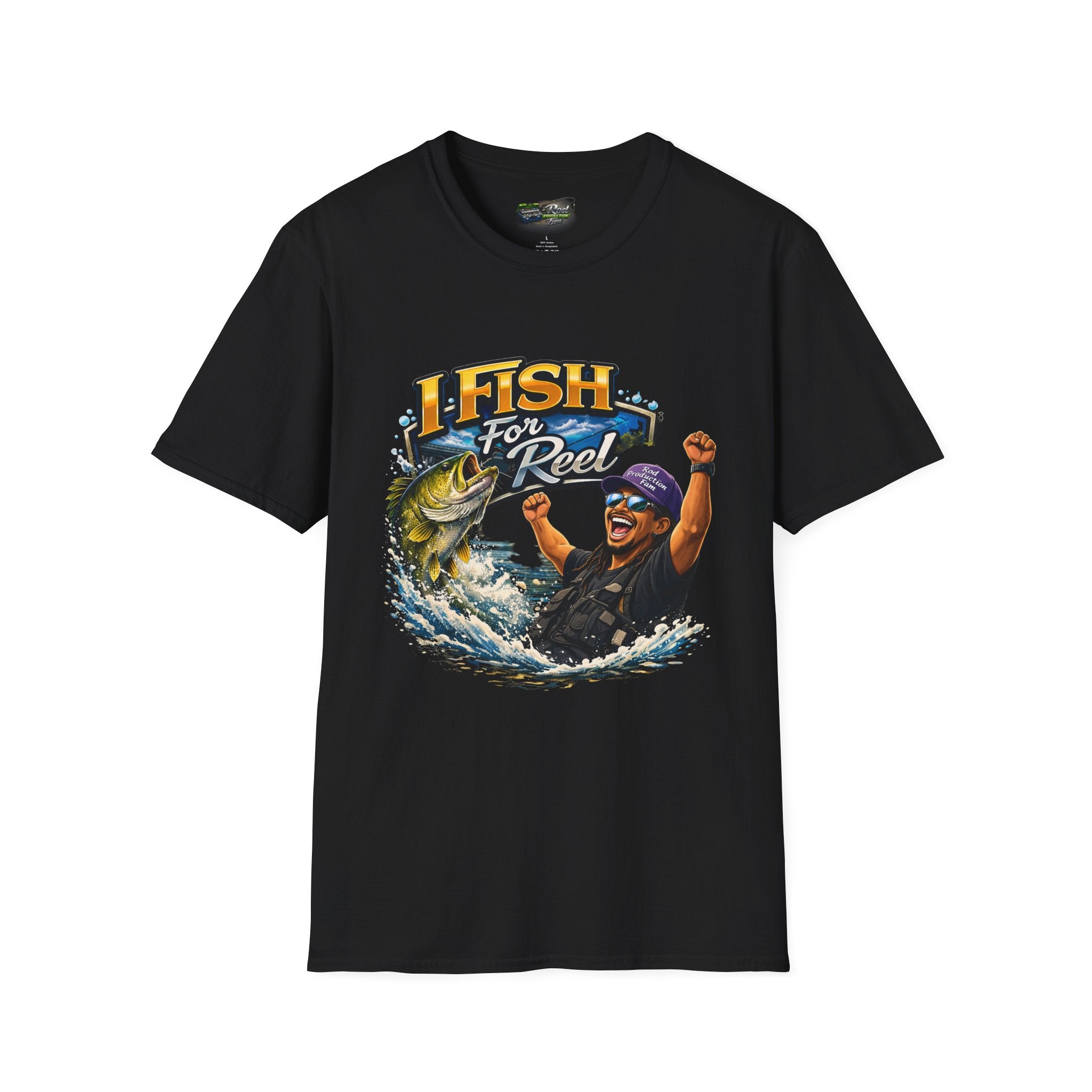 Fishing T-Shirt – "I Fish for Reel" Graphic Tee