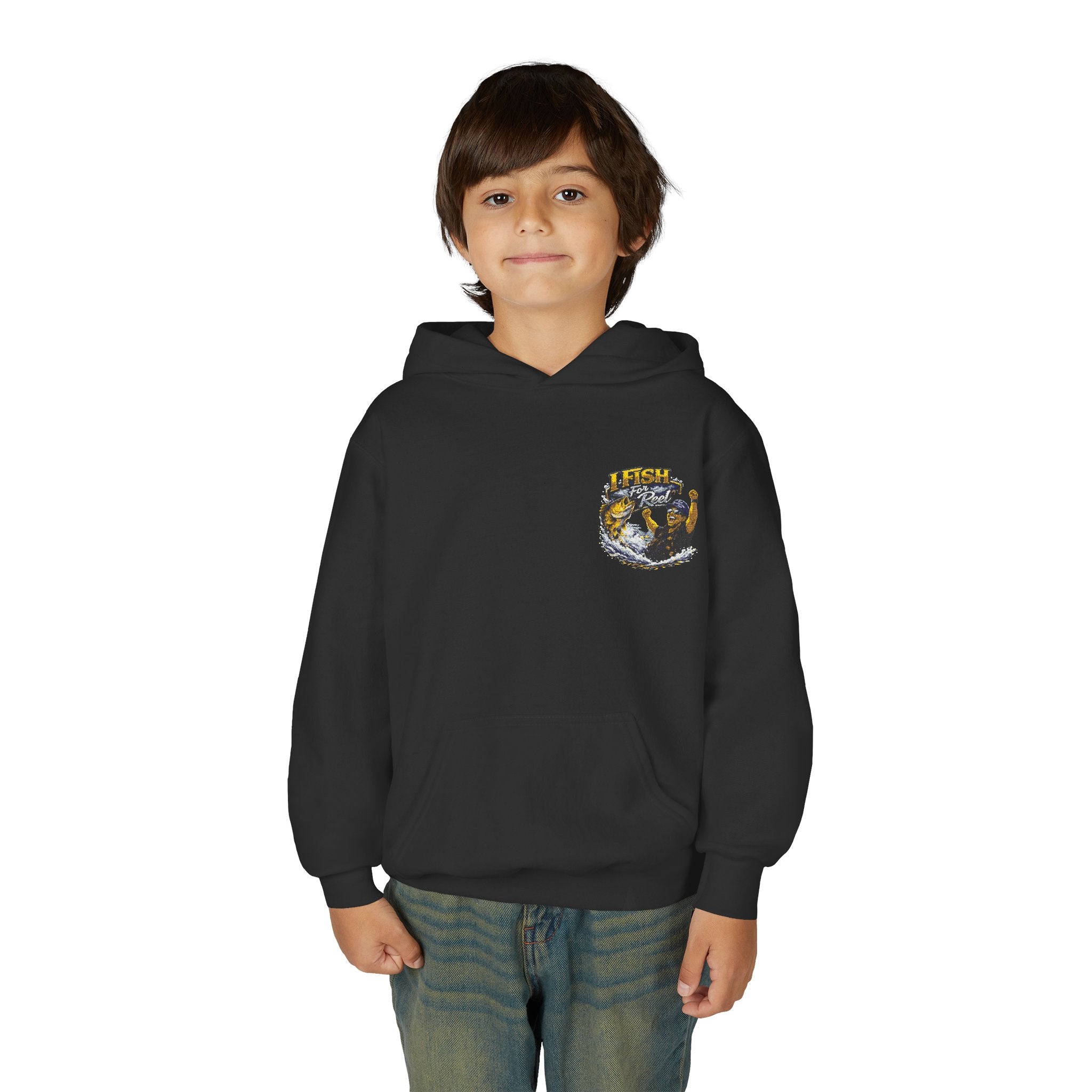 Youth Hoodie -I Fish For Reel Rod Production Hoodie