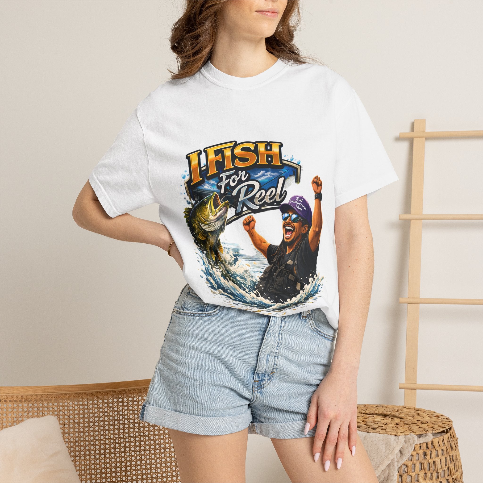 I Fish for Reel T-Shirt — Fishing Graphic Tee for WOMEN
