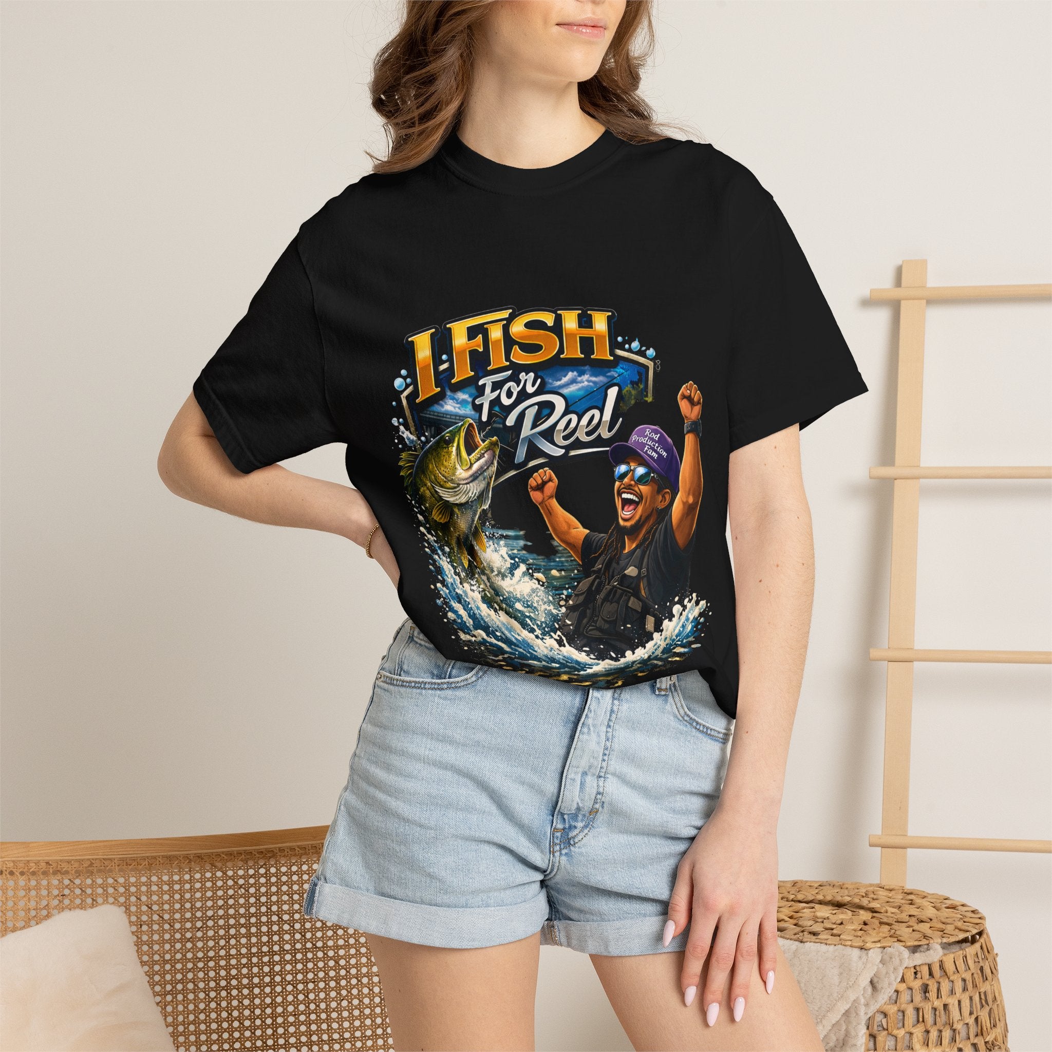 I Fish for Reel T-Shirt — Fishing Graphic Tee for WOMEN