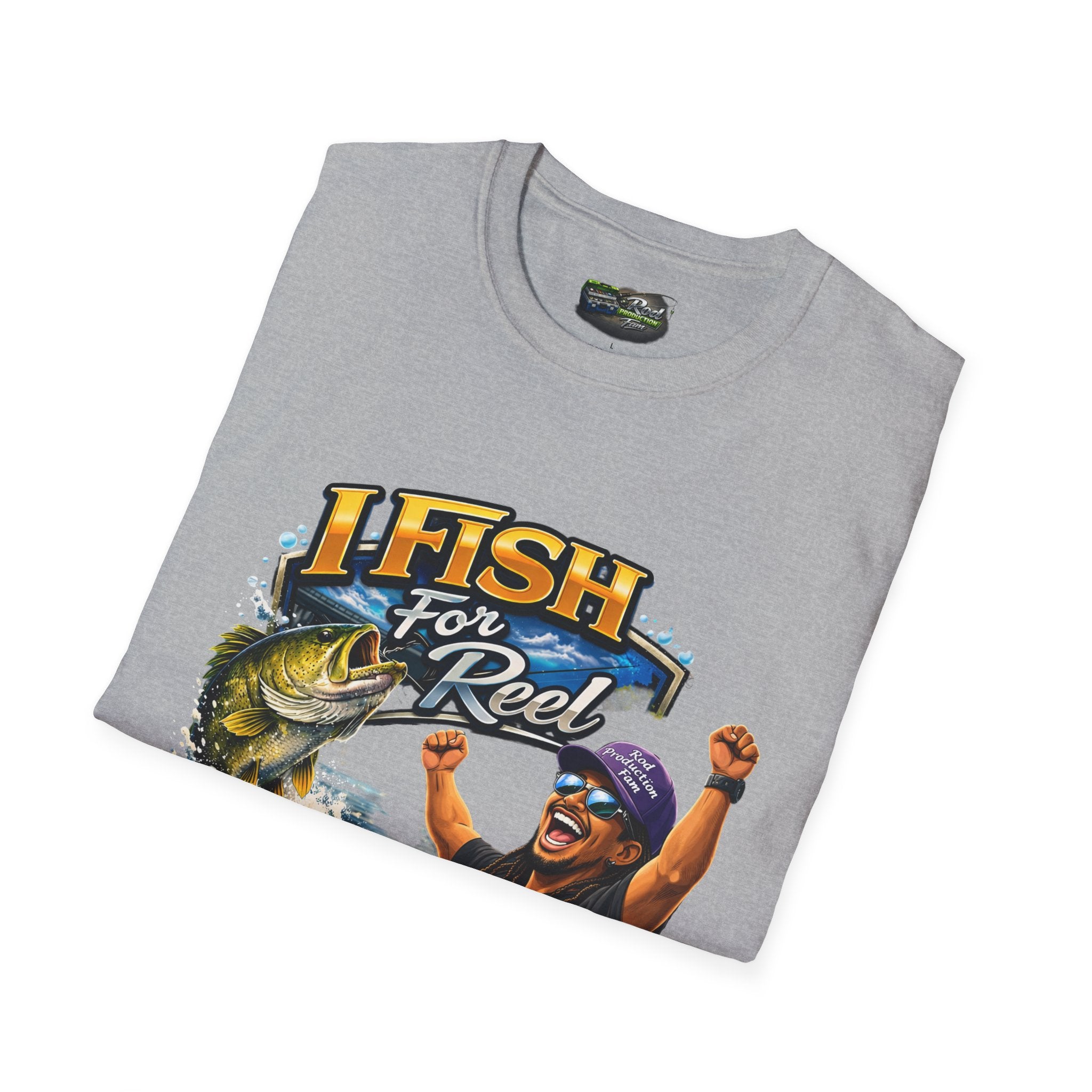 Fishing T-Shirt – "I Fish for Reel" Graphic Tee