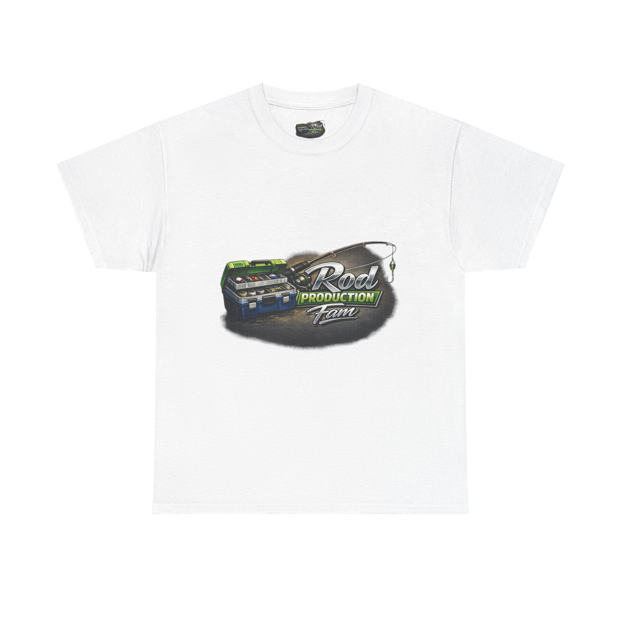 Copy of Fish Whistle Tee — “Rod Production Tee” Graphic T-Shirt