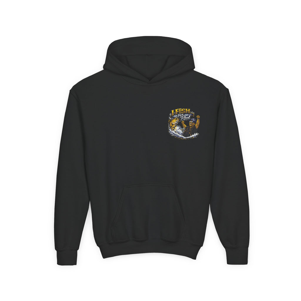 Youth Hoodie -I Fish For Reel Rod Production Hoodie