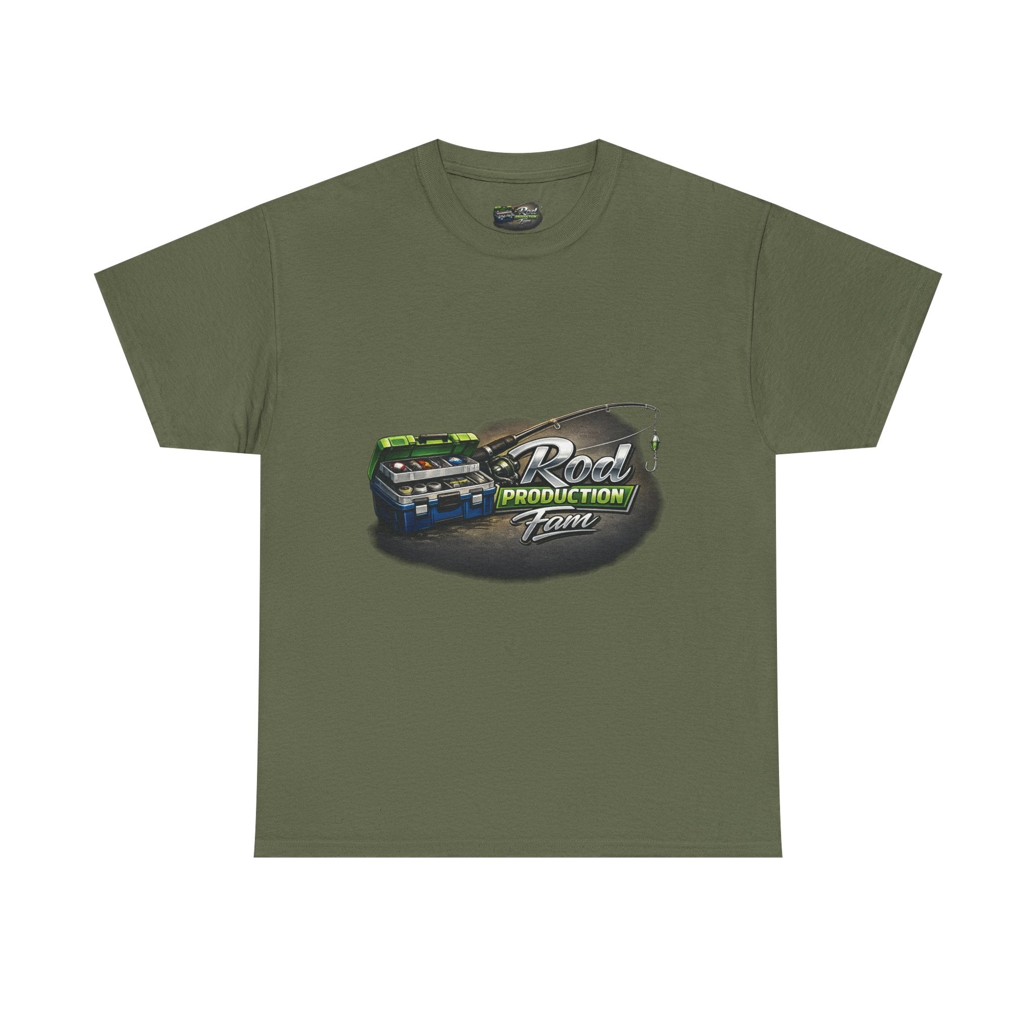 Copy of Fish Whistle Tee — “Rod Production Tee” Graphic T-Shirt