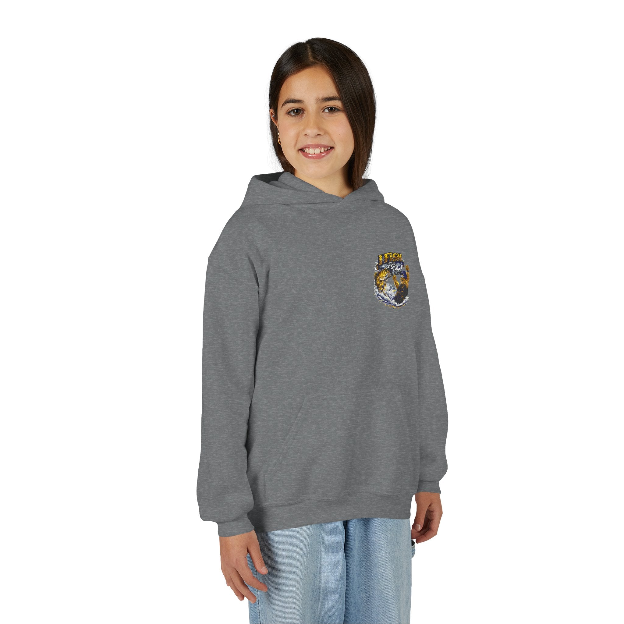 Youth Hoodie -I Fish For Reel Rod Production Hoodie