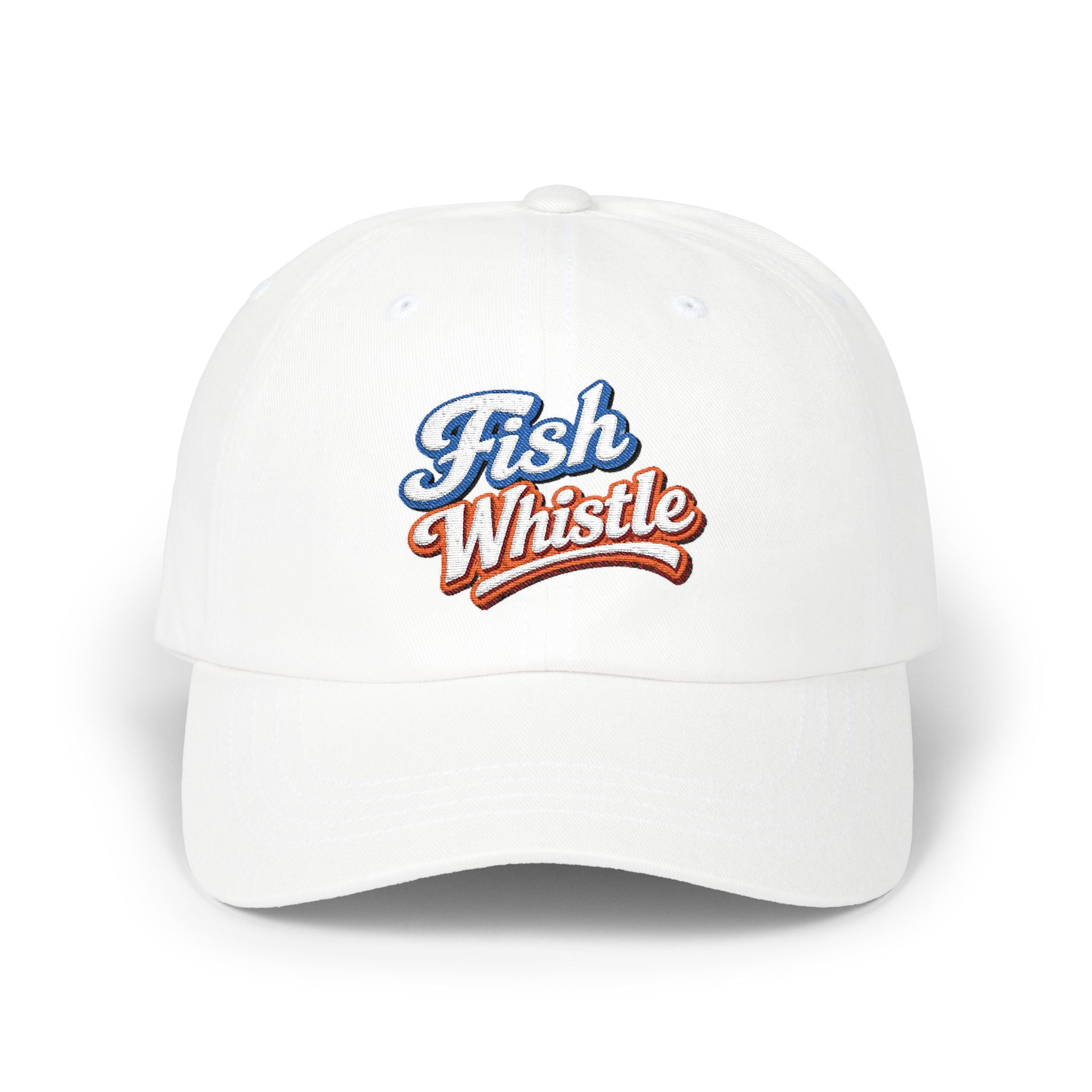 Fish Whistle Embroidered fish whistle hat