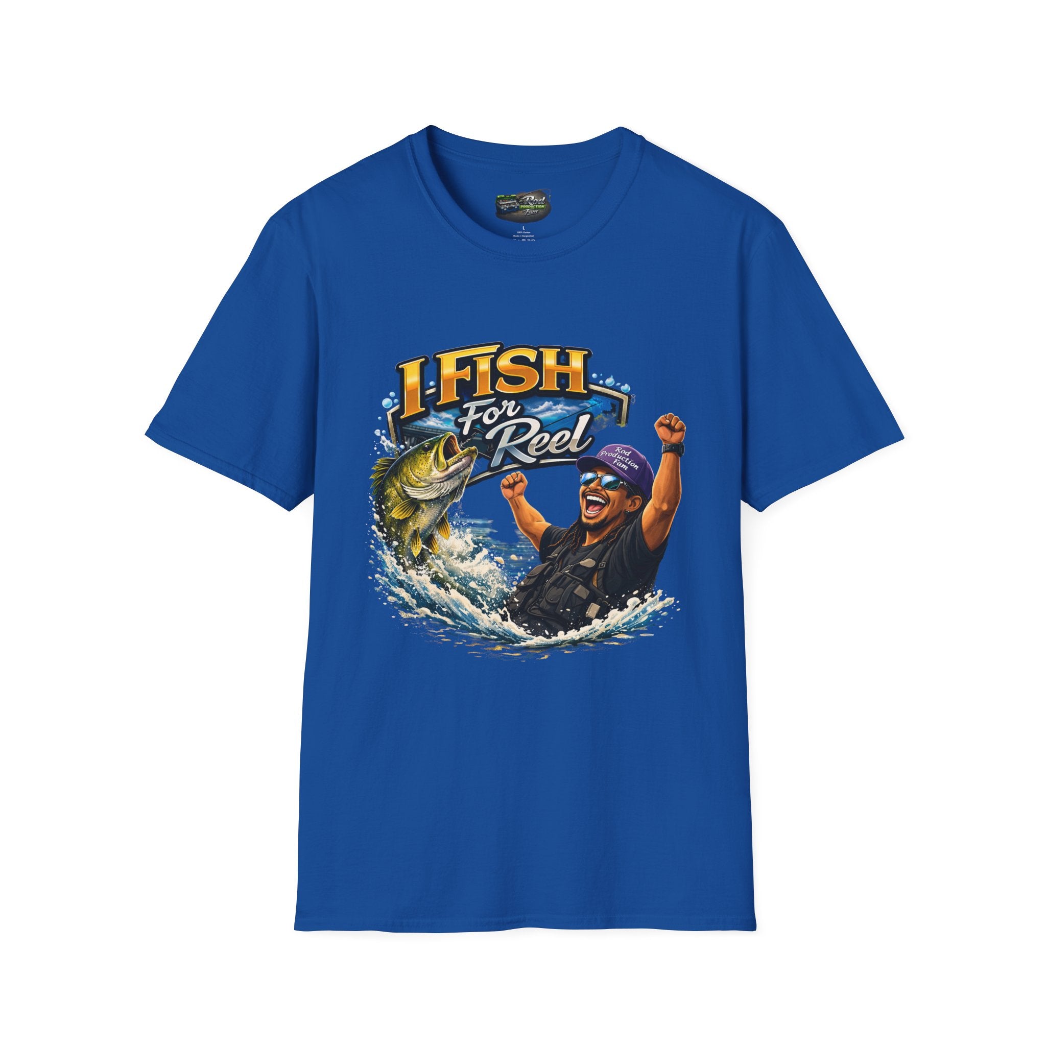 Fishing T-Shirt – "I Fish for Reel" Graphic Tee