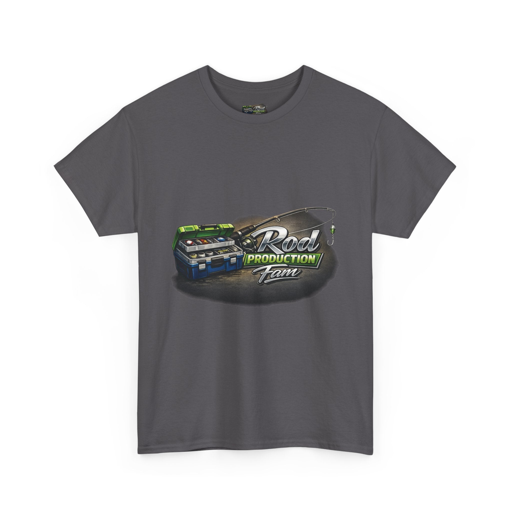 Copy of Fish Whistle Tee — “Rod Production Tee” Graphic T-Shirt