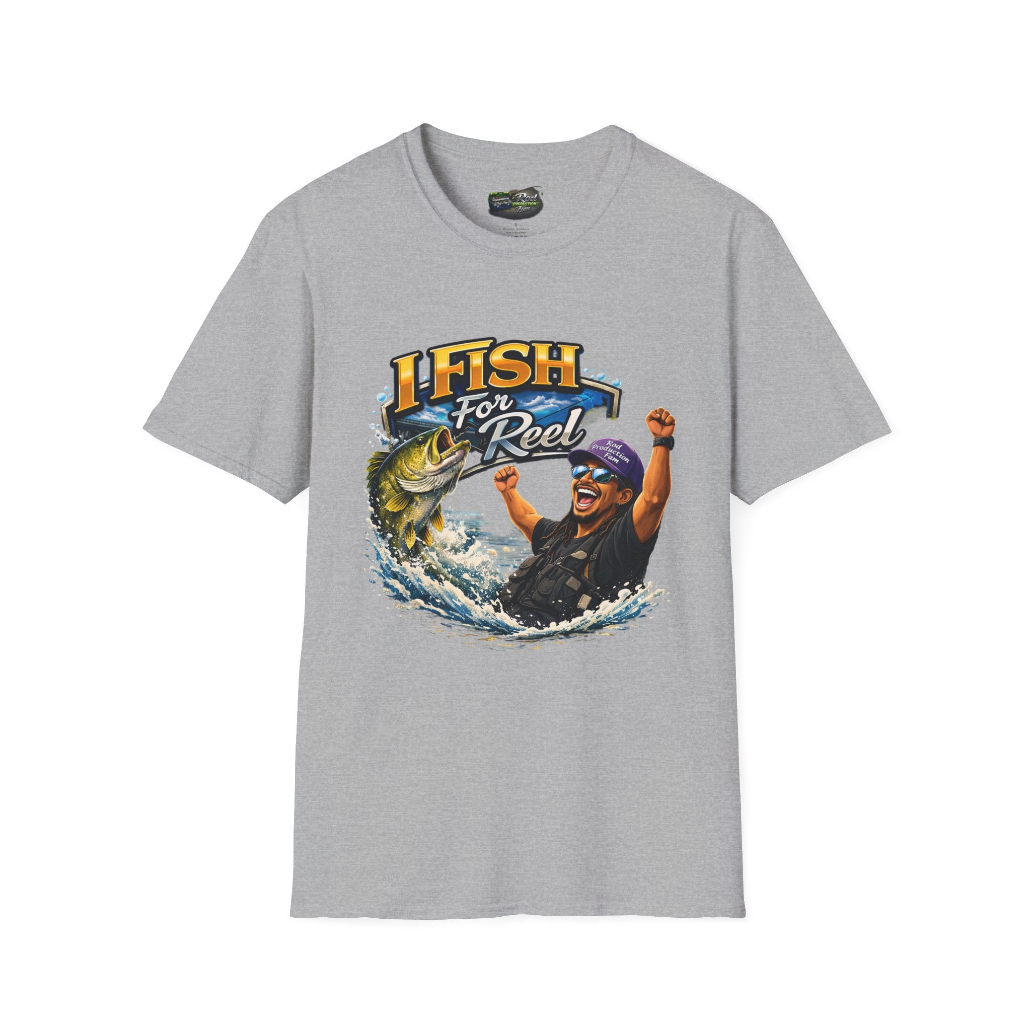 Fishing T-Shirt – "I Fish for Reel" Graphic Tee