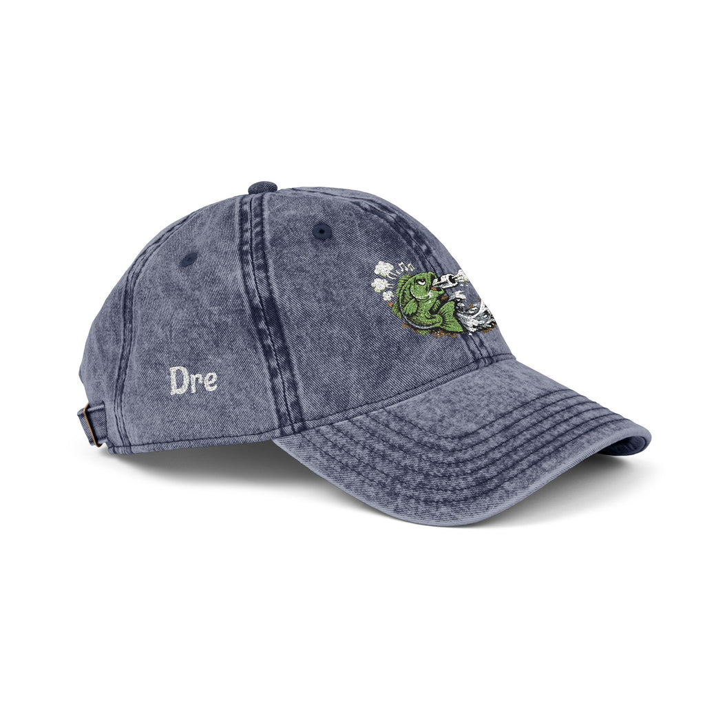 Vintage Embroidered "Fish Whistle Dre Cap"