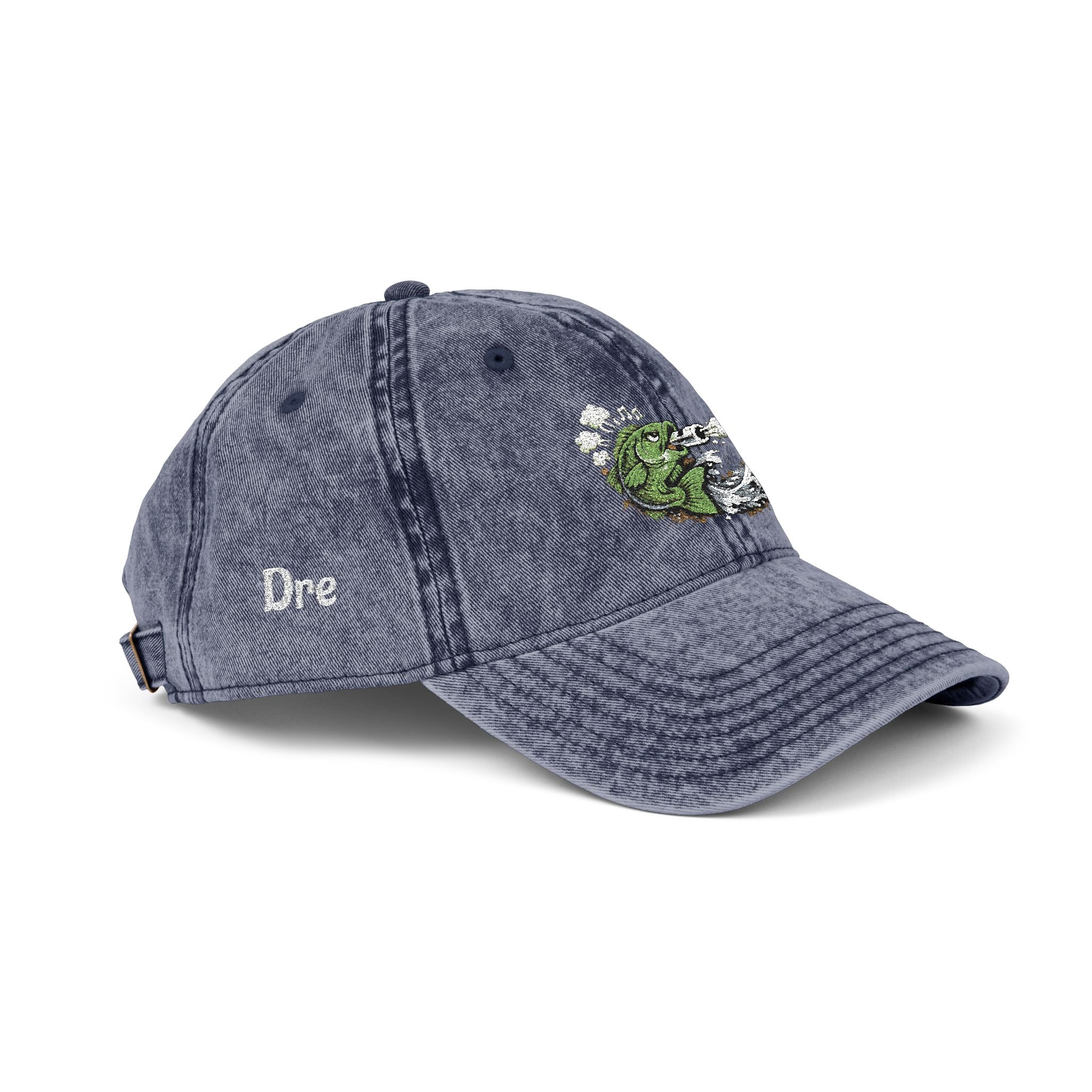Vintage Embroidered "Fish Whistle Dre Cap"