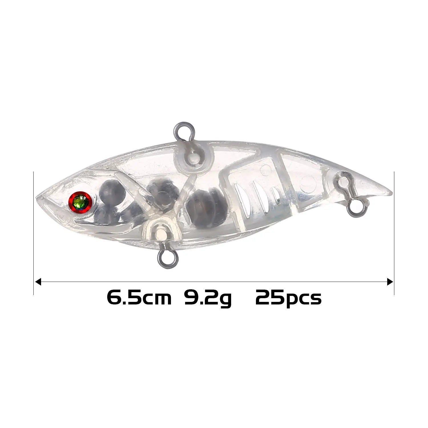 Fishing Baits Unpainted Blank Hard Lures DIY Crankbaits Minnows Popper VIB Pencil Transparent Artificial Baits Set