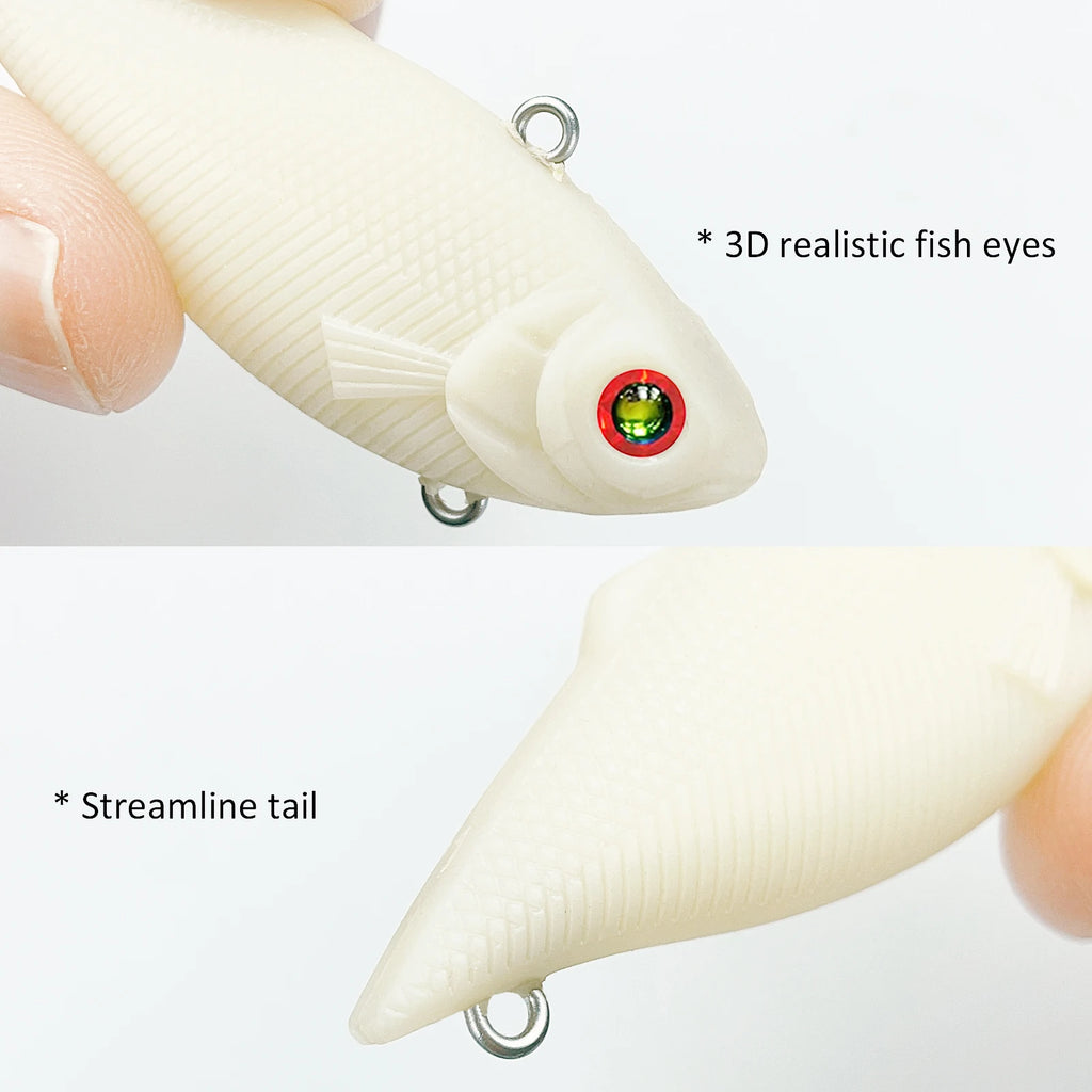 Fishing Baits Unpainted Blank Hard Lures DIY Crankbaits Minnows Popper VIB Pencil Transparent Artificial Baits Set