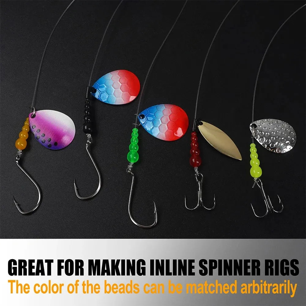 150Pcs Rotating Spinner Fishing Lure Making Kit