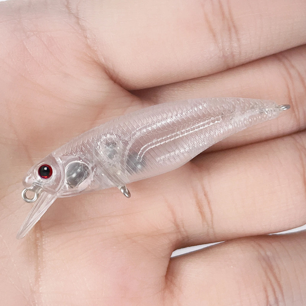 Fishing Baits Unpainted Blank Hard Lures DIY Crankbaits Minnows Popper VIB Pencil Transparent Artificial Baits Set