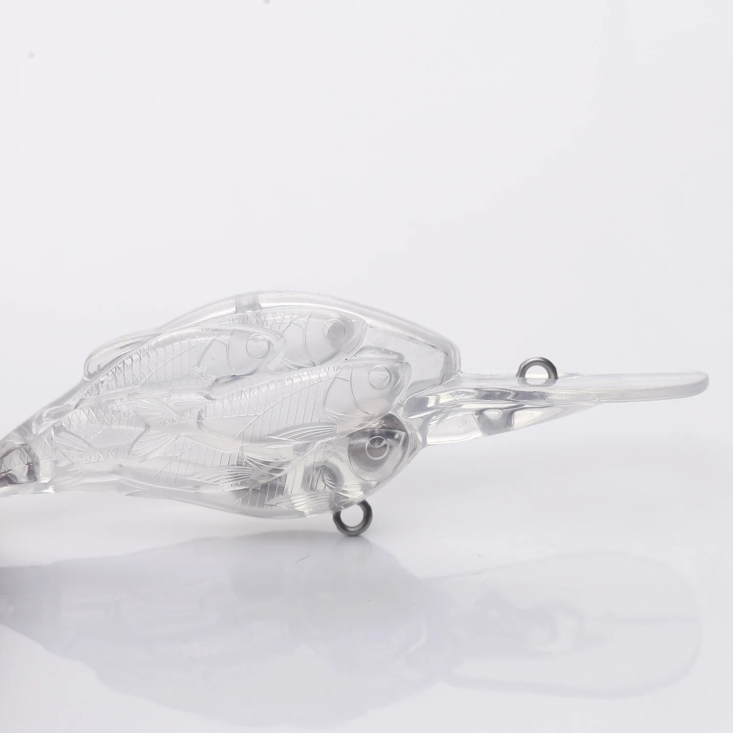 Fishing Baits Unpainted Blank Hard Lures DIY Crankbaits Minnows Popper VIB Pencil Transparent Artificial Baits Set