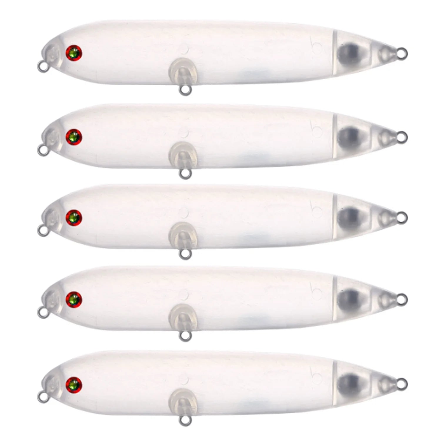 Fishing Baits Unpainted Blank Hard Lures DIY Crankbaits Minnows Popper VIB Pencil Transparent Artificial Baits Set
