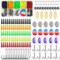 150Pcs Rotating Spinner Fishing Lure Making Kit