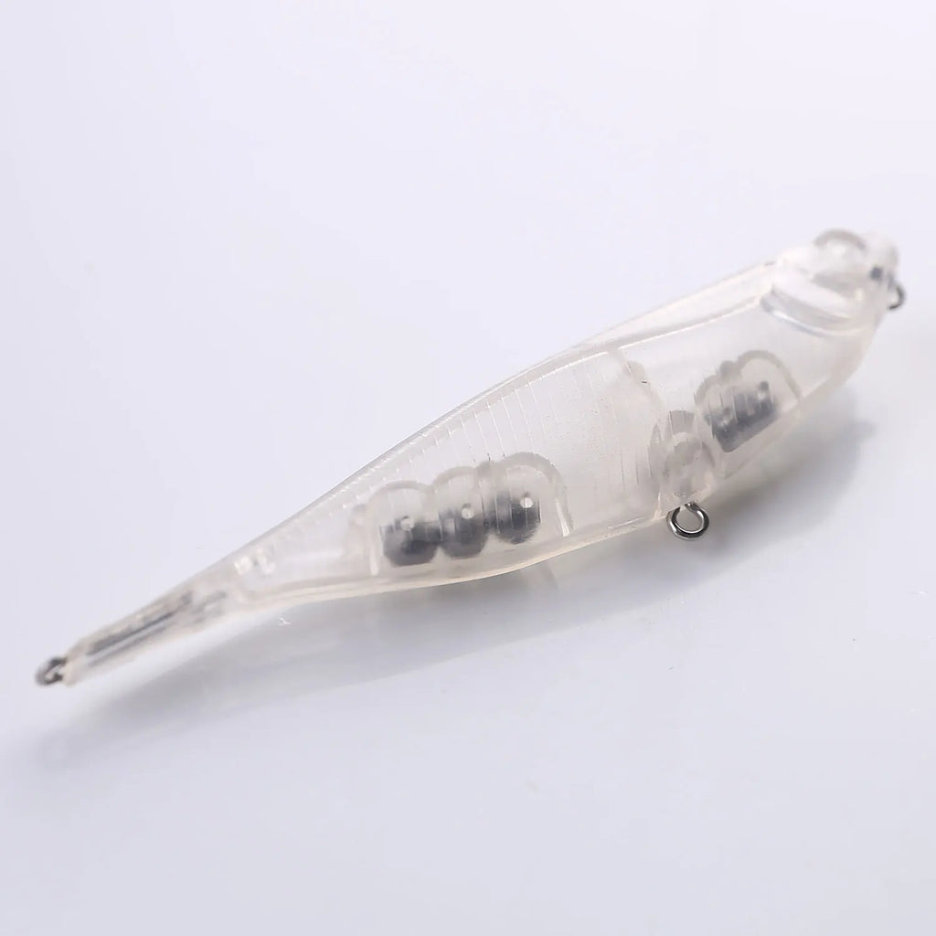 Fishing Baits Unpainted Blank Hard Lures DIY Crankbaits Minnows Popper VIB Pencil Transparent Artificial Baits Set