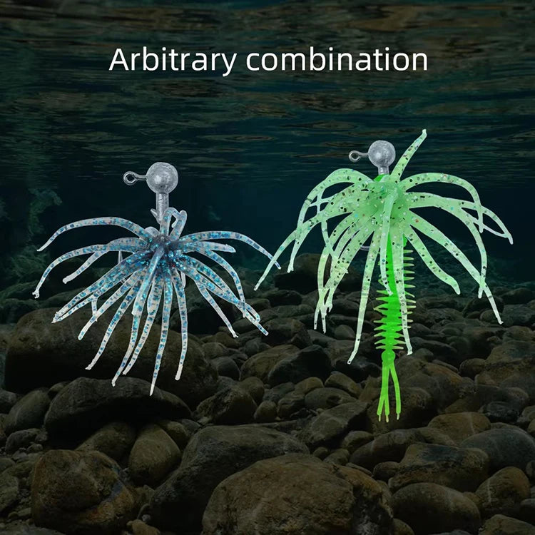 NEW 2.5g/8.7g Fishing Lure Sea Urchin Lures Soft Bait Silicone Baits for Bream Bass