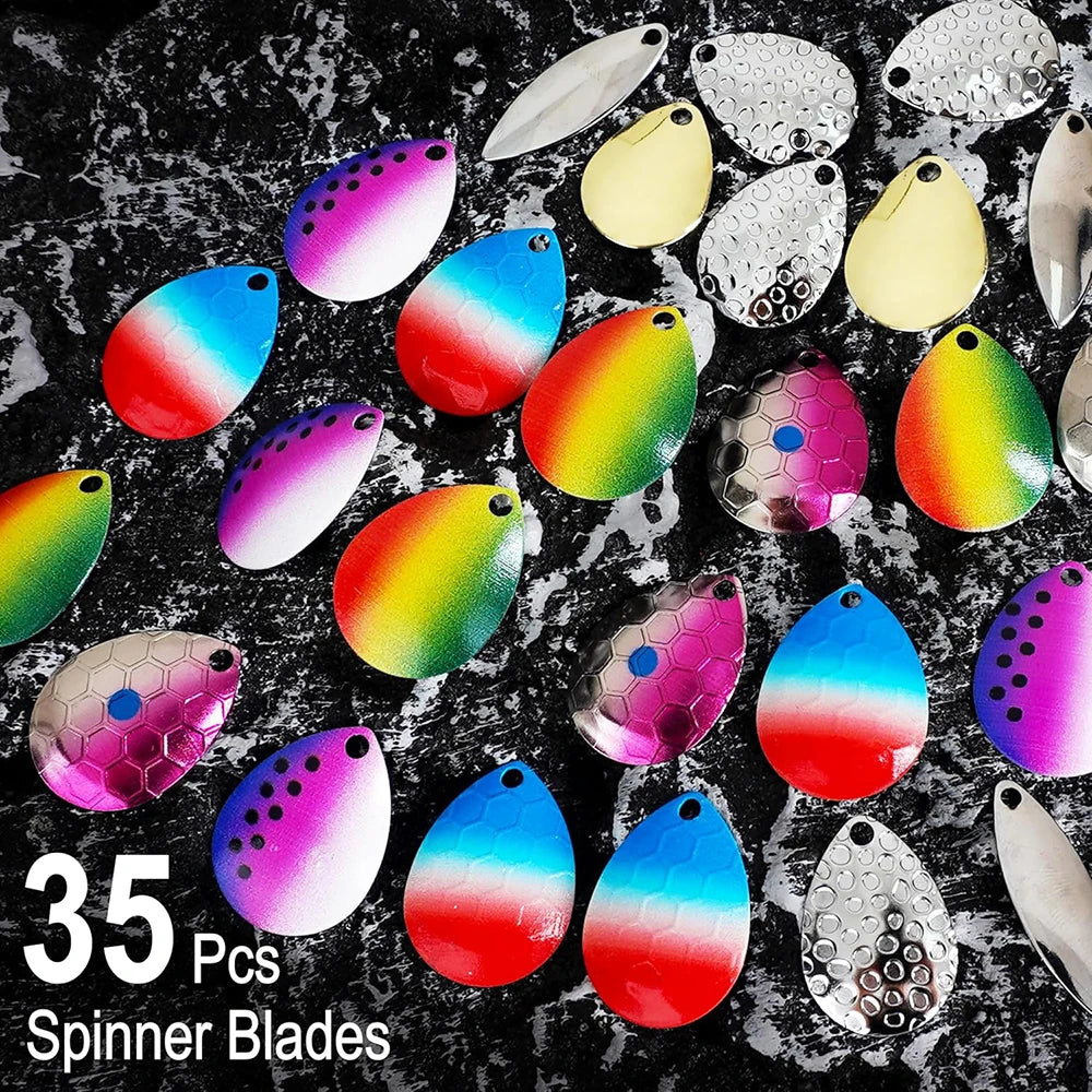 180Pcs DIY Spinner Rig for Bass, Salmon, Walleye Lure