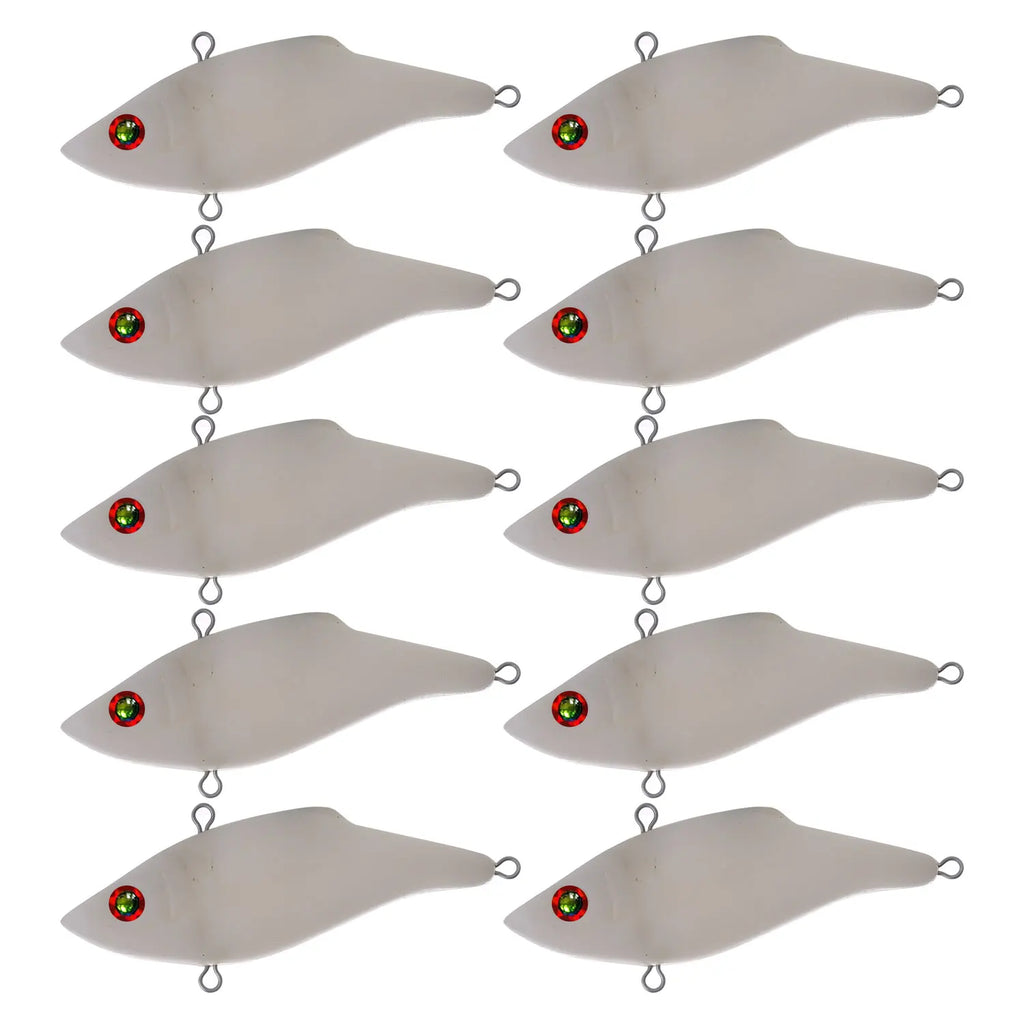 Fishing Baits Unpainted Blank Hard Lures DIY Crankbaits Minnows Popper VIB Pencil Transparent Artificial Baits Set