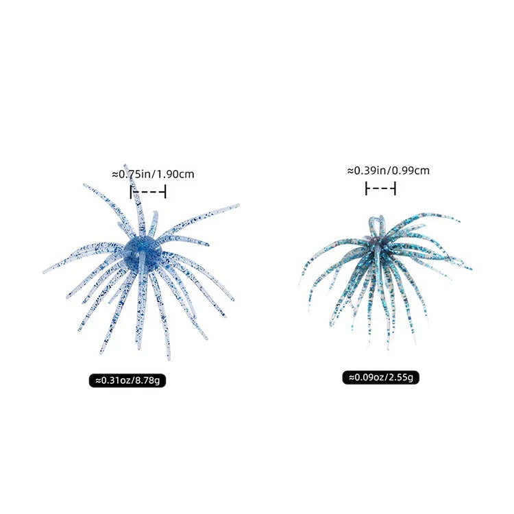 NEW 2.5g/8.7g Fishing Lure Sea Urchin Lures Soft Bait Silicone Baits for Bream Bass