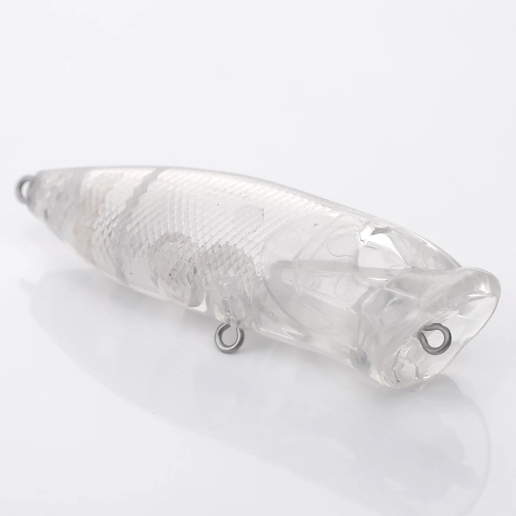 Fishing Baits Unpainted Blank Hard Lures DIY Crankbaits Minnows Popper VIB Pencil Transparent Artificial Baits Set